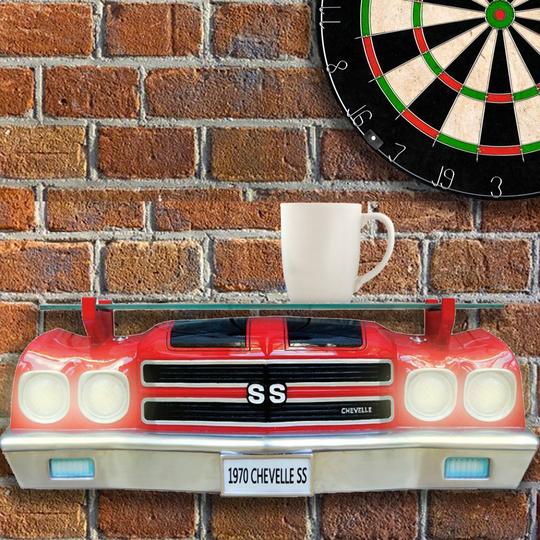 1970 Chevelle SS WALL SHELF W/LIGHTS