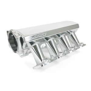 Top Street Performance Intake Manifold - TSP Velocity Fab. Aluminum Cathedral Port Hi-Ram, Anodized