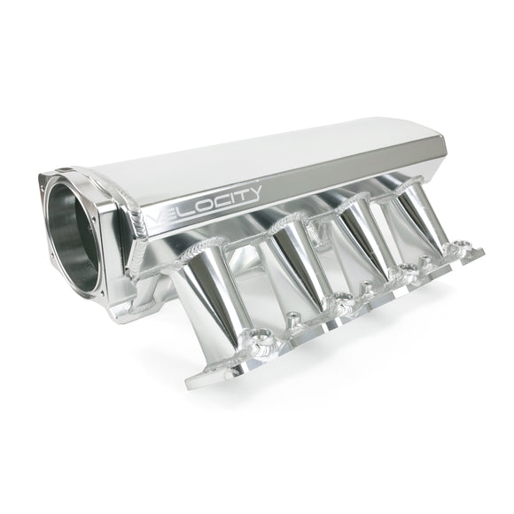 Top Street Performance Intake Manifold - TSP Velocity Fab. Aluminum Cathedral Port Hi-Ram, Anodized