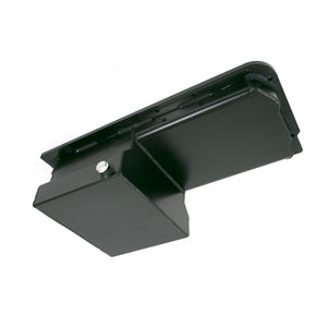 Top Street Performance Oil Pan - Fabricated Aluminum Rear Sump 7-Quart - LS, Black