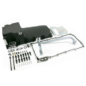 Top Street Performance Oil Pan - Cast Aluminum Retro-fit 5.5-Quart - LS, Black