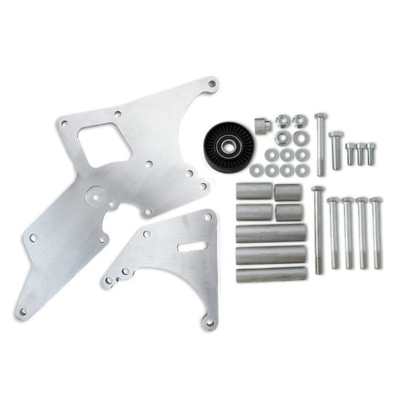 Top Street Performance Relocation Bracket - Aluminum Alt./P. S. - LS1, LS2 Car Applications, Machined