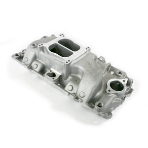 Top Street Performance Intake Manifold - Chevy Big Block Carb. Aluminum Dual Plane, Satin