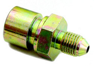 #4 to 7/16-24 Inverted Female Steel Adapter
