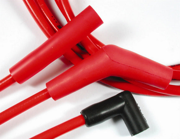 8mm S/S Custom Spiral Core Wire Set Red