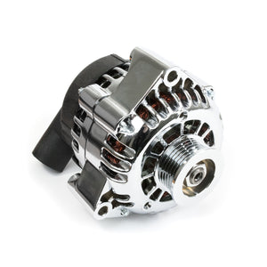 Top Street Performance Alternator - GM CS130D Serpentine Belt 180 Amps, Black - LS Car Engines