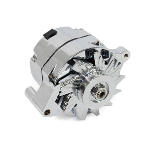 Top Street Performance Alternator - Ford 1G V-Belt 110 Amps, Chrome