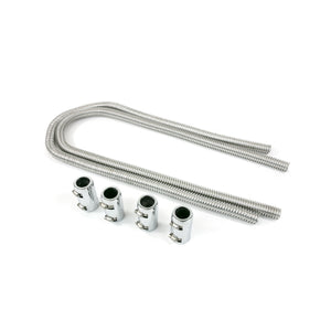 Top Street Performance Heater Hose Kit - 44" Chrome