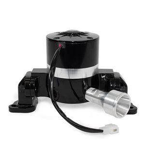 Top Street Performance Electric Water Pump - Aluminum, Black - Ford Small Block (289, 302)