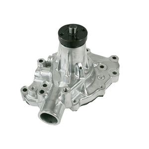 Top Street Performance Mechanical Water Pump - Aluminum, Polished - SBF (289, 302, 351W) P/S Outlet