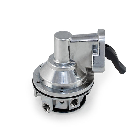 Top Street Performance Mechanical Fuel Pump - Two Valve 80 GPH 8 PSI - SBC (262-400), Chrome