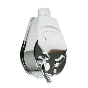 Top Street Performance Power Steering Pump Reservoir - GM Saginaw P Series, Chrome