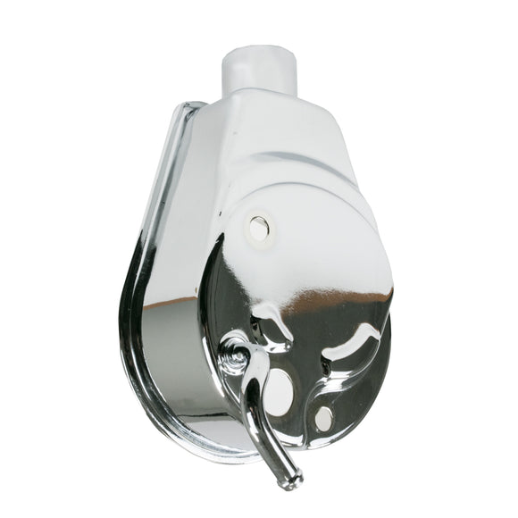 Top Street Performance Power Steering Pump Reservoir - GM Saginaw P Series, Chrome