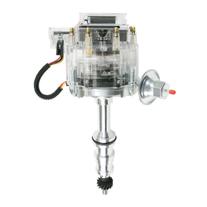 Top Street Performance HEI Distributor - Ford FE V8 (330, 361, 391) HD Trucks w/ 5/16" Shaft, Clear