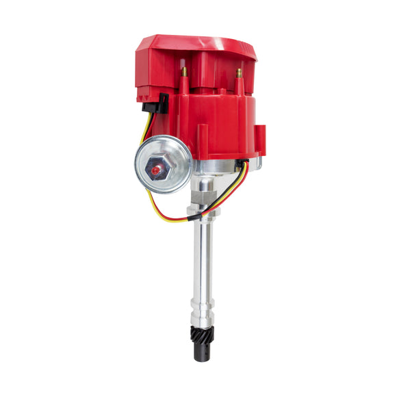 Top Street Performance HEI Distributor w/ Super Cap - Chevrolet V6 (220, 229), Red