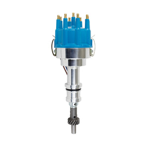 Top Street Performance Pro Billet Distributor - Ford 351W, Blue