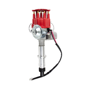 Top Street Performance Ready to Run Distributor - Pontiac V8 (389, 326, 400, 301, 421, 428, 455), Red