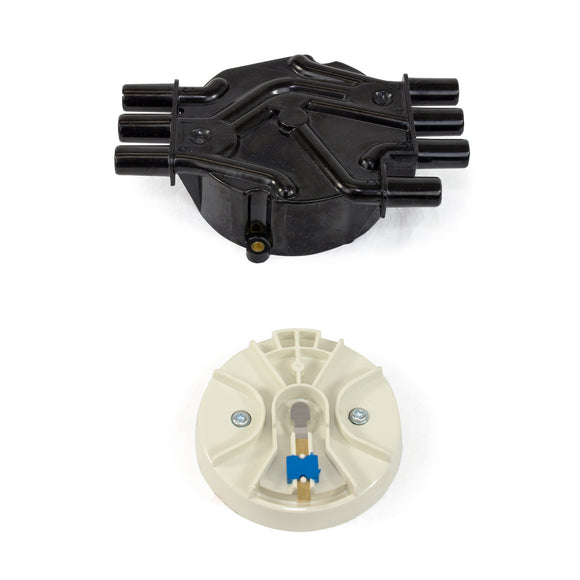 Top Street Performance Cap and Rotor Kit - Chevrolet Vortec V6, Black