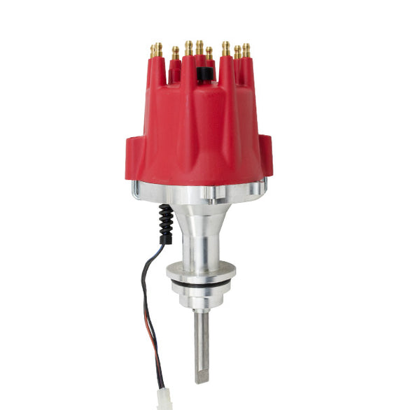 Top Street Performance Pro Series Pro Billet Distributor - Chrysler SB V8 (273, 318, 340, 360), Red