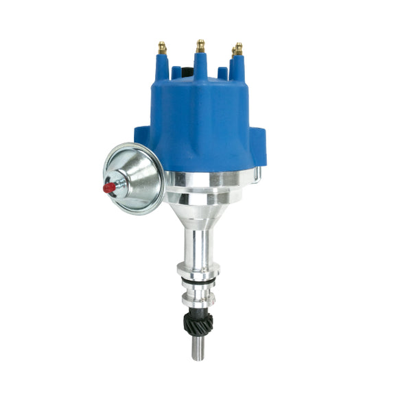Top Street Performance Pro Series Ready to Run Distributor - Ford L6 Gen 3 (144, 170, 200, 250), Blue