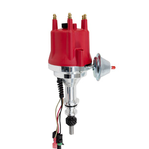 Top Street Performance Pro Series Ready to Run Distributor - Ford L6 Gen 3 (144, 170, 200, 250), Red