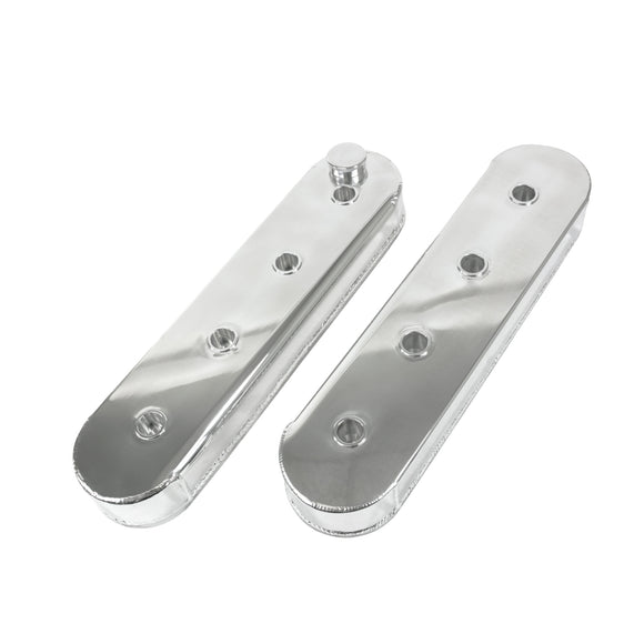 Top Street Performance Valve Covers - Fab. Alum., w/o Coil Mounts LSX, Polished