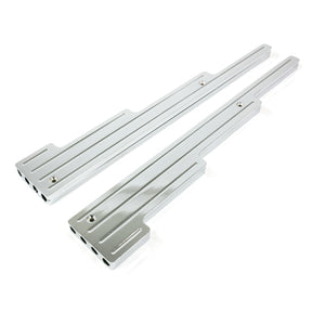 Top Street Performance Wire Looms - 9mm Ball Milled Aluminum Perimeter Bolt Valve Covers - Chrome