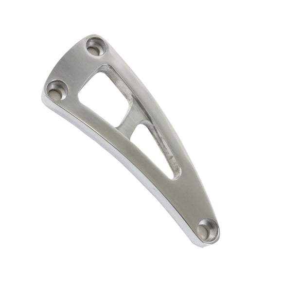 Top Street Performance Alternator 10SI Bracket - Aluminum BBC Long Water Pump - Polished
