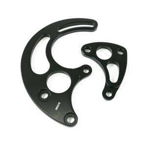 Top Street Performance Power Steering Saginaw Bracket - Aluminum BBC Long Water Pump - Black