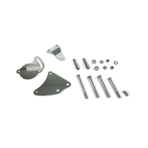 Top Street Performance Power Steering Type II Bracket - Steel SBC/BBC Short Water Pump - Chrome